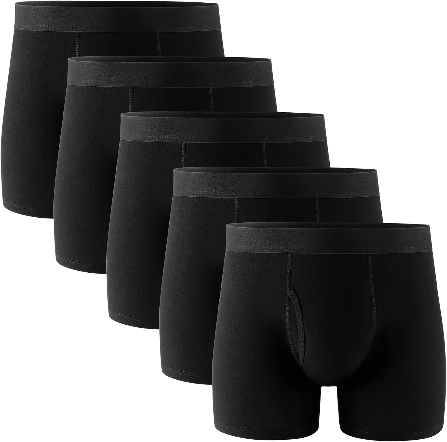 Cotton Boxer Briefs with Fly
