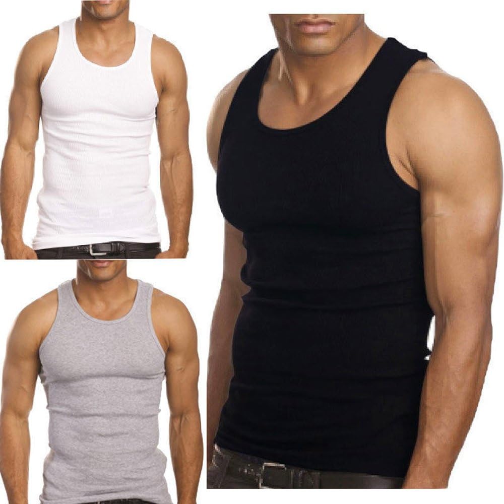 Men's 3 Pack A-Shirt Tank Top