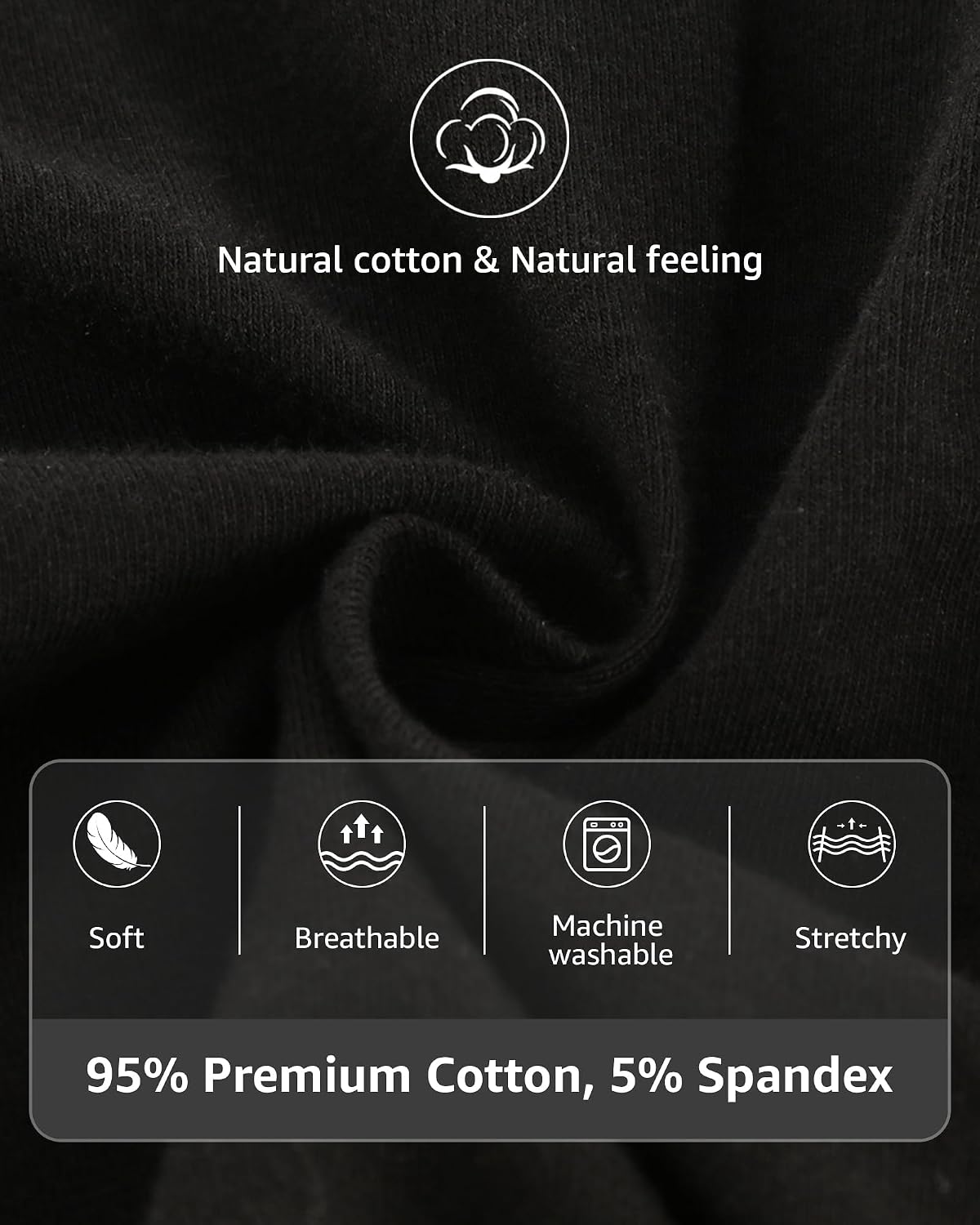 Cotton Boxer Briefs with Fly - Image 3