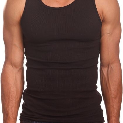 Mens A-Shirts 3 Pack Undershirt