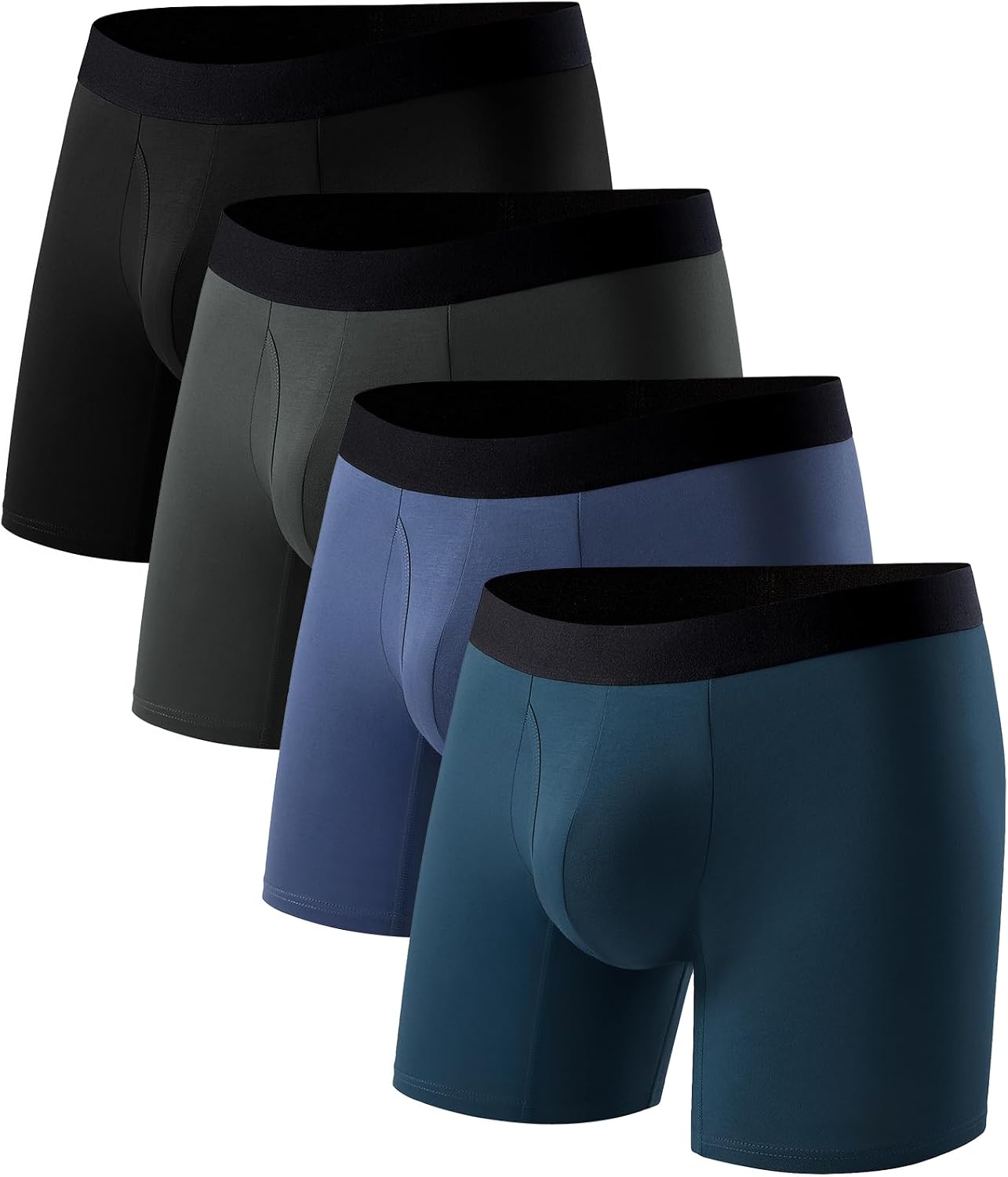 Cotton Boxer Briefs 4-Pack