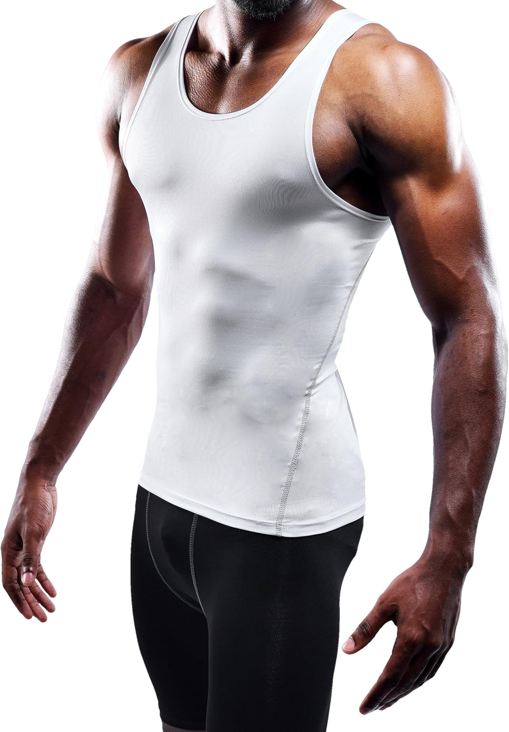 Athletic Compression Tank Top - Image 3